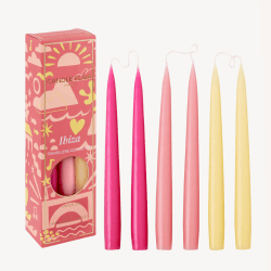 Image showing the Travellers Collection set of 6 candles, H25cm, Ibiza product.