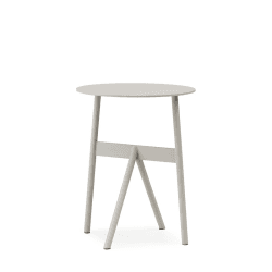 Image showing the Stock Side Table, H46 x D37cm, Warm Grey product.