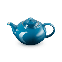 Image showing the Stoneware Grand teapot, 1.3L, Deep Teal product.