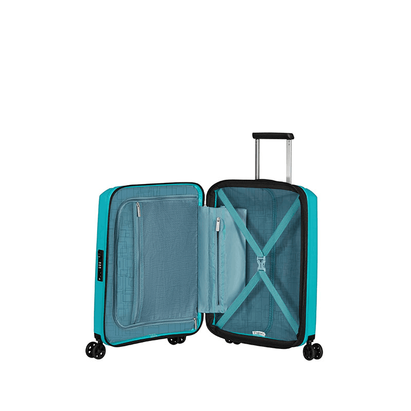 Aerostep Cabin Suitcase, H55 x L40 x W20/23cm, Turquoise Tonic