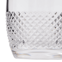 Image showing the Diamond Mosaic Set of 2 Tumblers, 260ml, Clear product.