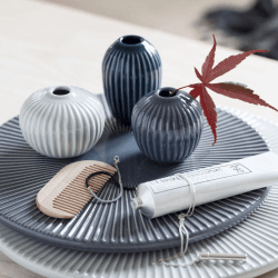 Image showing the Hammershoi Set of 3 mini vases, Green product.