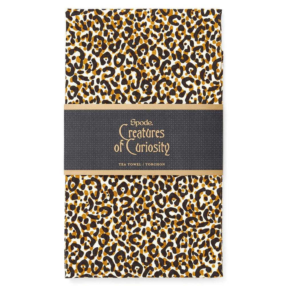 Tea Towel, Leopard, Brown