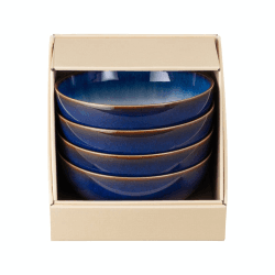 Image showing the Blue Haze 4 piece coupe cereal bowl set, 0.82 litre product.