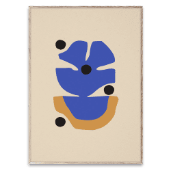 Image showing the Flor Azul FSC Print, 50 x 70cm product.