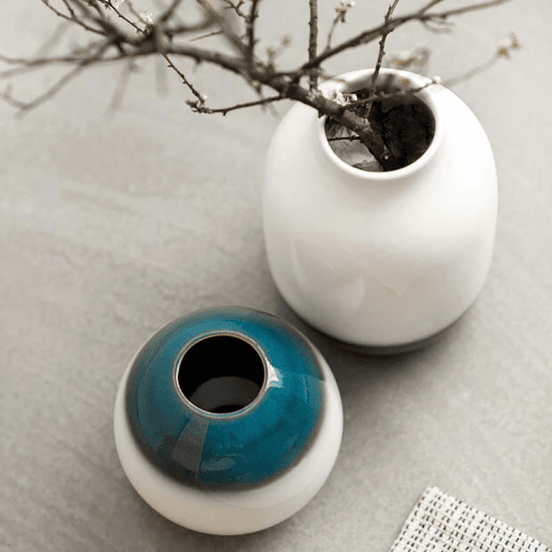 Lave Home Drop Small Vase, H13cm, Blue
