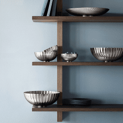 Image showing the Bernadotte Low bowl, 32cm, stainless steel product.