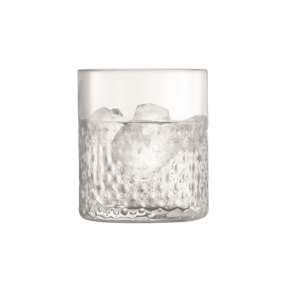 Wicker Set of 2 tumbler glasses, 330ml, clear