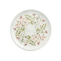 Image showing the Mediterranean Garden Melamine Side Plate, D22cm, Green product.