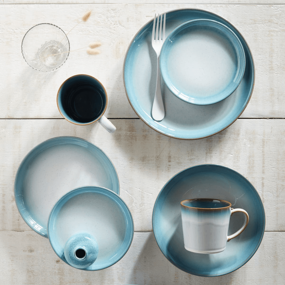 Azure Haze Set of 4 medium plates, 21cm
