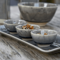 Image showing the Madeira Rectangular tray, 34cm, Grey product.