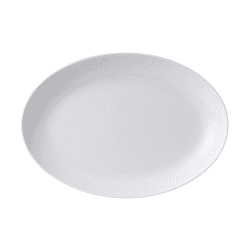 Image showing the Gio Oval platter, 30cm, White product.