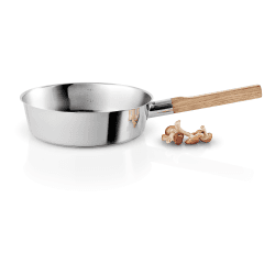 Image showing the Nordic kitchen Saucepan with lid, Dia24cm, Stainless Steel product.