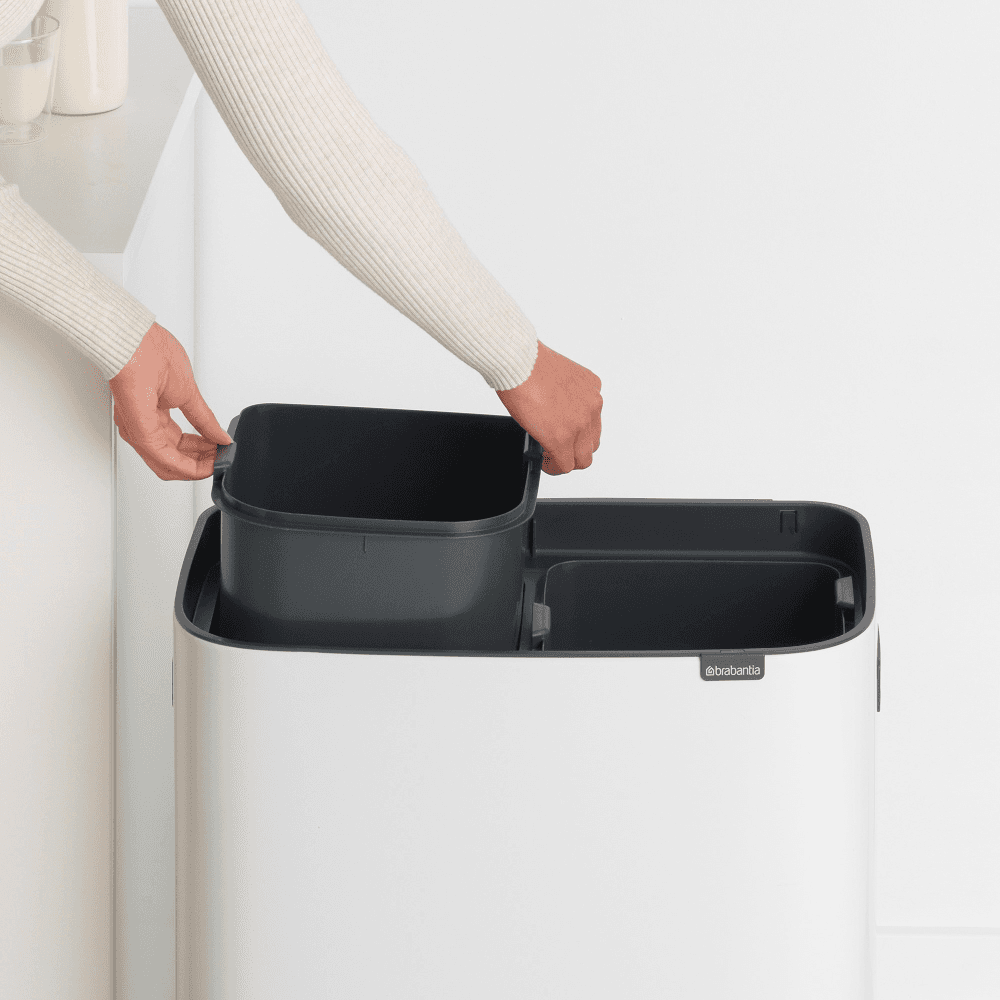Bo Touch bin, 30 litre, white
