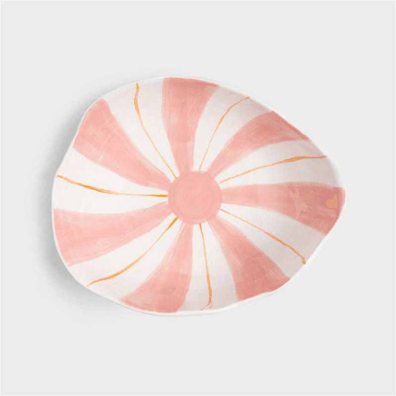 Ray Bowl, 27 x 21cm, pink