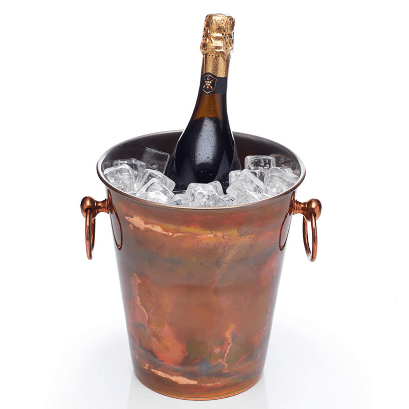 Champagne bucket, H24 x W20.5 x D23cm, Iridescent Copper
