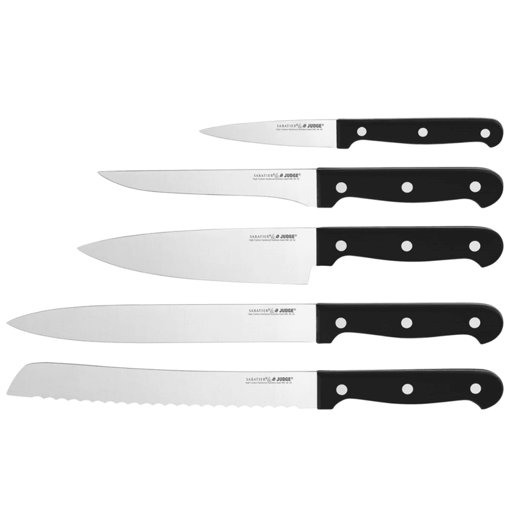 5 Piece Sabatier Knife Block Set