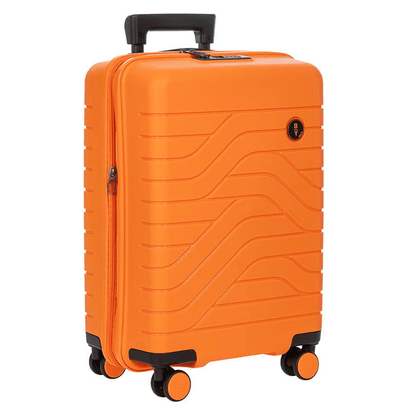 Ulisse Expandable Carry-on Suitcase, H55cm x L37 x W23cm, Orange