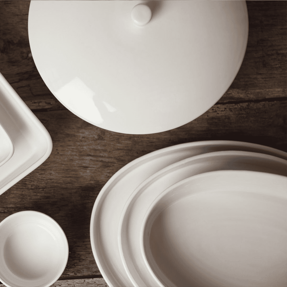 Artisan Street Large oval platter, H3 x W36.5 x D25.5cm, Cream