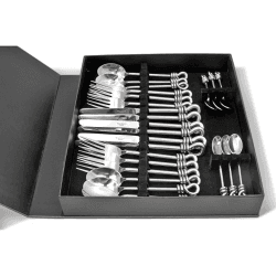 Image showing the Polished Knot Cutlery set 24 piece, Stainless Steel product.