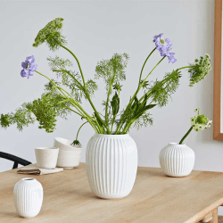 Image showing the Hammershøi Vase, H10.5cm, White product.