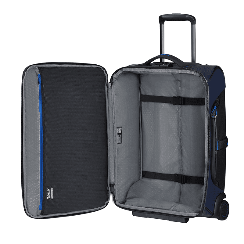Ecodiver Duffle with Wheels, H55 x L40 x W20cm, Blue Nights