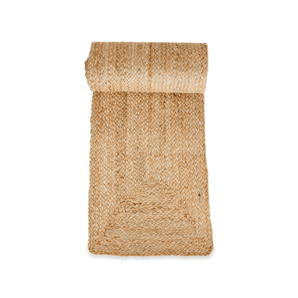 Braided Hemp Table Runner, Natural