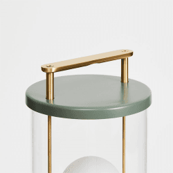 Image showing the Tala x Farrow & Ball The Muse Portable Lamp, Pleasure Garden Green product.