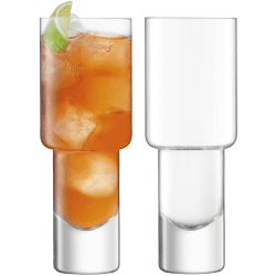 Image showing the Vodka Set of 2 mixer glasses, 400ml, clear product.
