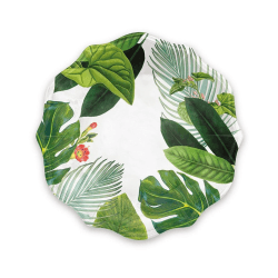 Image showing the Amazon Floral Melamine dinner plate, 30cm, Green product.