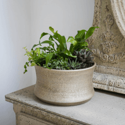 Image showing the Luxe Bowl, H14 x D24cm, Gold product.