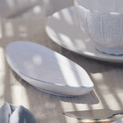 Image showing the Aparte Set of 4 Trays, D19cm, White product.
