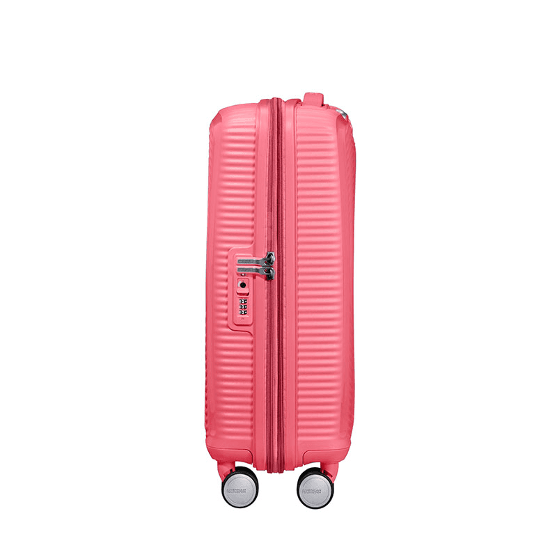 Soundbox Cabin Suitcase, H55 x L40 x W20/23cm, Sun Kissed Coral