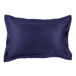 Image showing the Sateen Pair of Oxford Pillowcases, Navy product.