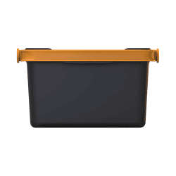 Image showing the Urban Gardening Tool Box, H17.5 x L34.9 x W31.4cm, Black and Orange product.