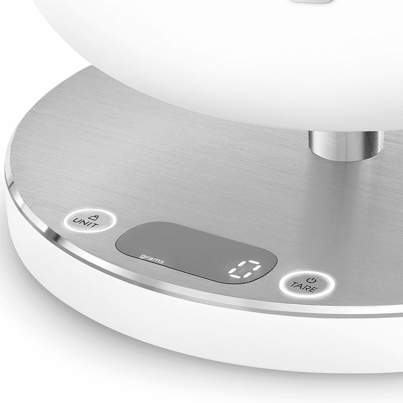 Digital Kitchen Scales, 5kg, Matte White