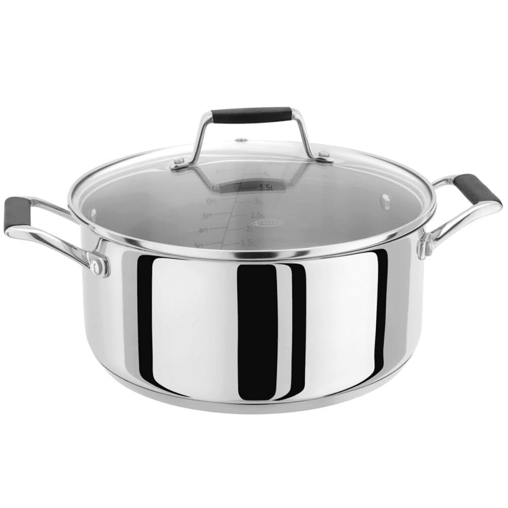Induction Casserole, 24cm - 4.5 litre, Stainless Steel
