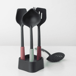 Image showing the Tasty+ Kitchen utensils set, H35 x W11.5 x D11.5cm, Mixed product.