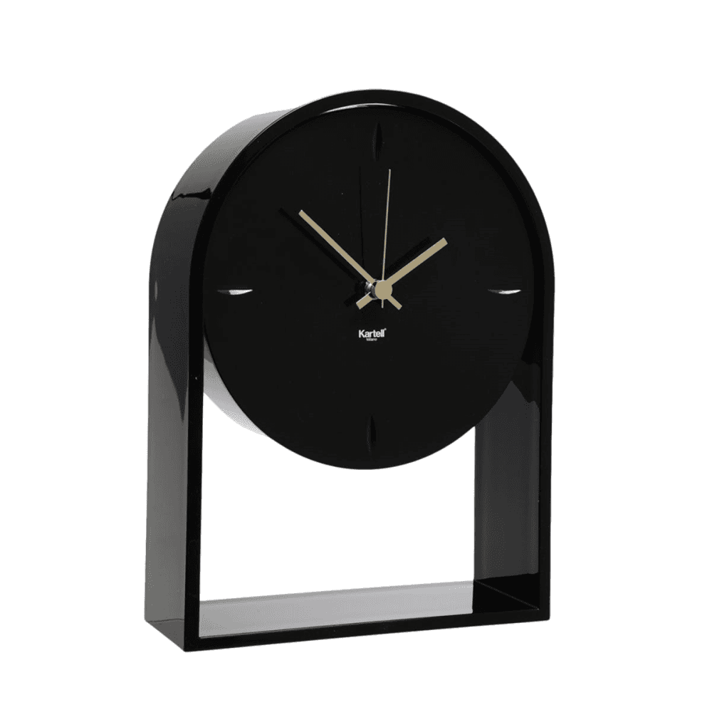 Air Du Temps, Mantel Clock, Black, Black