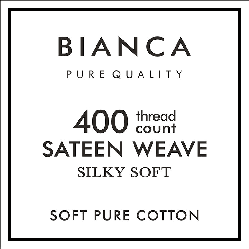 400Tc Cotton Sateen King Fitted Sheet, Dove Grey