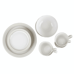 Image showing the Natural Canvas 16 piece tableware set product.
