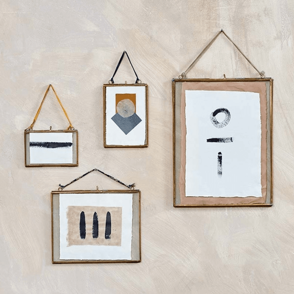 Kiko Landscape Frame, 8 x 10", Antique Brass