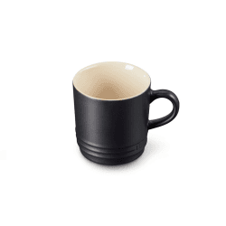 Image showing the Cappuccino Mug, Satin Black product.