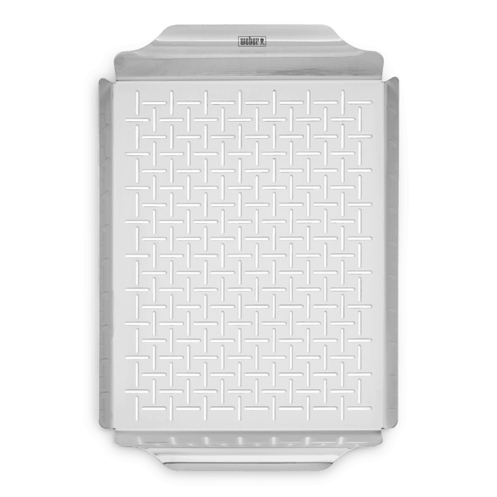 Rectangular grill pan, Silver