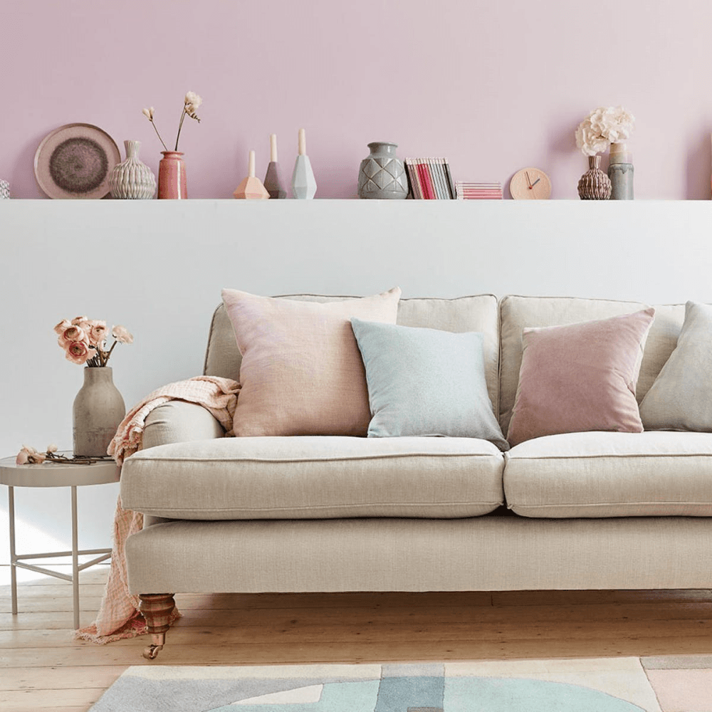 Bluebell, Two Seat, Taupe Brushed Linen Cotton, Taupe