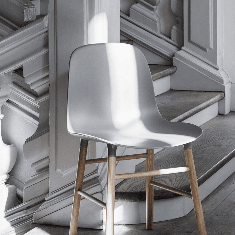 Form Dining chair, L48 x H80 x D52cm, White