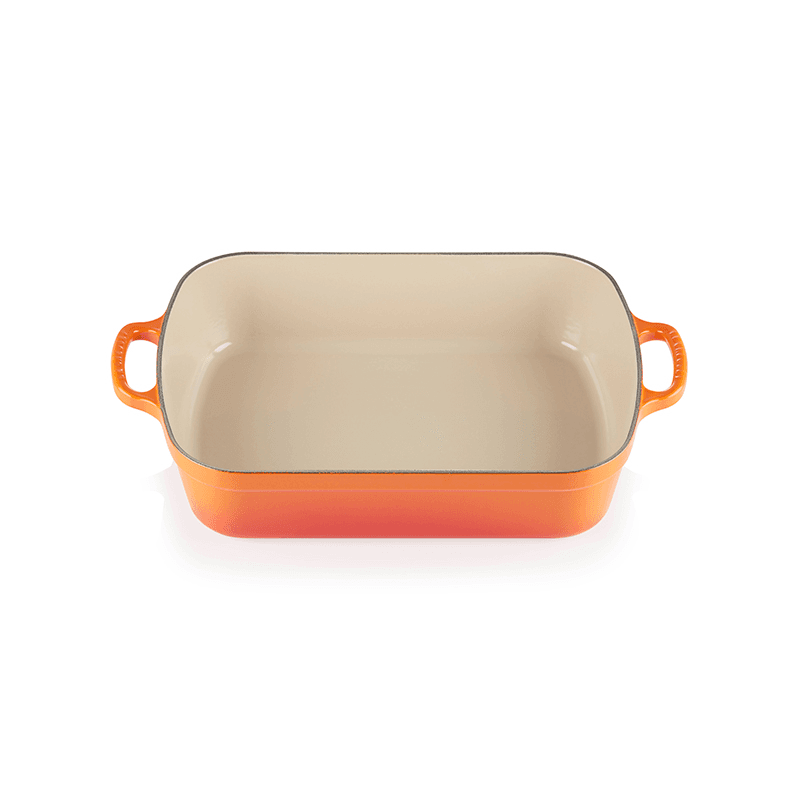 Signature Cast Iron Rectangular roaster, 33cm - 4.9 litre, Volcanic