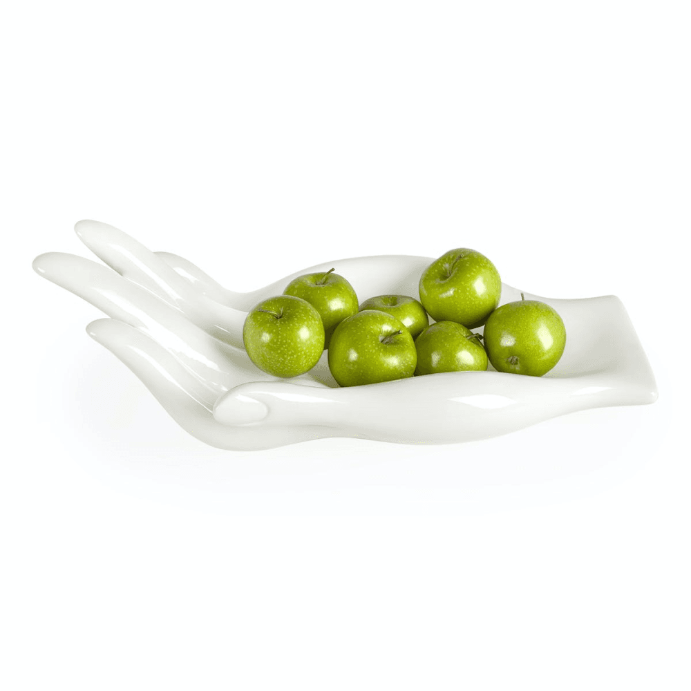 Muse Eve fruit bowl, W45.72 x D21.59 x H8.89cm, White
