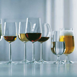 Image showing the Set of 2 Red Wine Glasses, 320ml, Clear product.