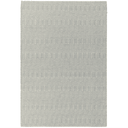 Image showing the Sloan ethnic flatweave runner, 66 x 200cm, silver product.